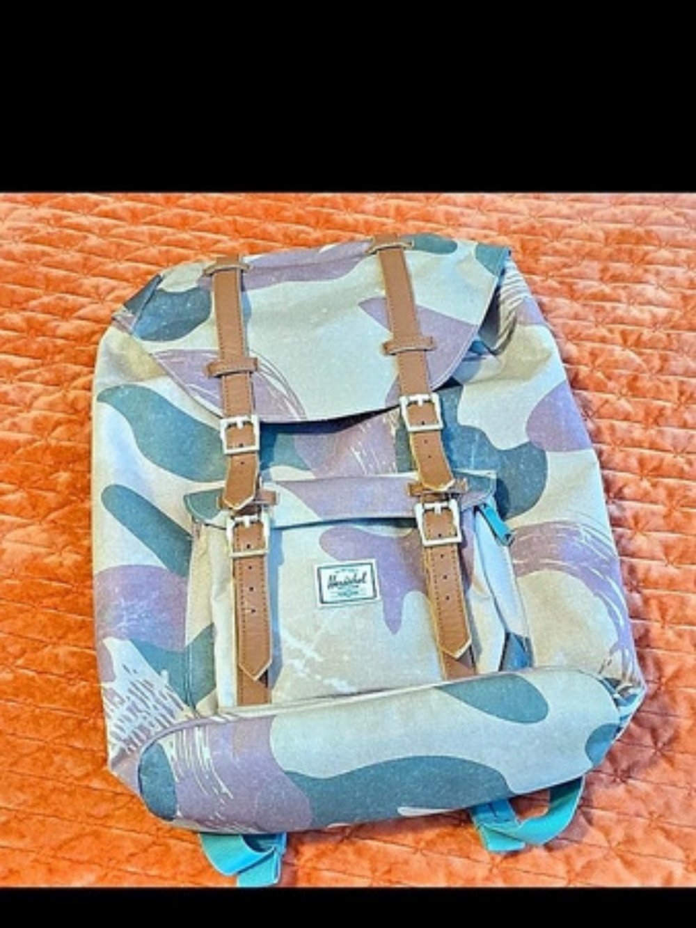 Herschel Supply Co Little America Backpack Brushstroke Camo Hiking Travel Daypac